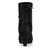 Allegra K Women's Round Toe Ankle Zip Platform High Heel Mid Calf Boots - 4 of 4