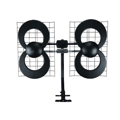 Antennas Direct ClearStream 4 UHF Indoor Outdoor TV Antenna, Multi-Directional, 70 Mile Range, Mast