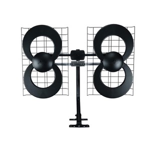 Antennas Direct ClearStream 4 UHF Indoor Outdoor TV Antenna, Multi-Directional, 70 Mile Range, Mast - 1 of 4