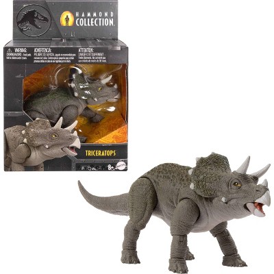 Jurassic World Hammond Collection Dino Juvenile Triceratops Action Figure Set