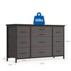 10 Drawer Dresser for Closet, 55" Tv Stand, 47" Wide Fabric Dresser with Power Outlets, Sturdy - 3 of 4