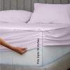 LISM 100% Cotton Fitted Sheet Deep Pocket Fitted Sheet, Fits Mattress Upto 16" - 3 of 4
