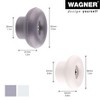 WAGNER – design yourself Multifunctional Wall Hook Set, Black Rubber & Steel, 4pc — Supports up to 35 lbs - 2 of 4