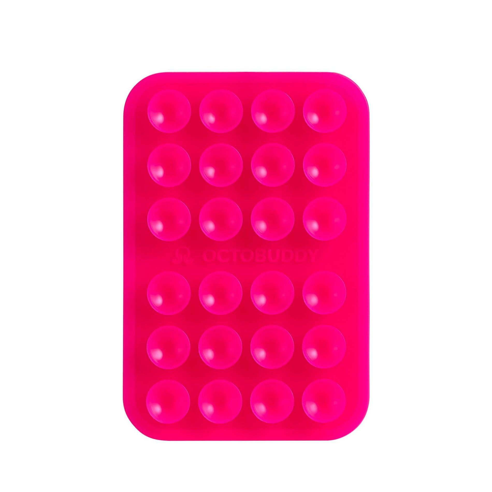 Octobuddy Silicone Suction Cup Phone Case Mount Classic - Hot Pink
