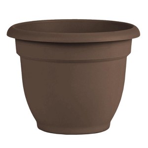 Bloem Terrapot 6.5 in. H X 6 in. D Resin Ariana Planter Chocolate - 1 of 1
