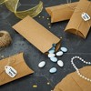 Juvale 100-Pack Pillow Boxes with Jute Twine - Kraft Paper Pillow Box for Jewelry, Party Favor, Pen, Gift Card (7.5x3.7 In) - 3 of 4