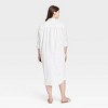 Women's 3/4 Sleeve Midi Shirtdress - Universal Thread™ - 2 of 3