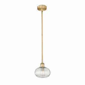 Ithaca - 1 Light Stem Hung Mini Pendant In Industrial Style-7.75 Inches Tall and 8 Inches Wide - 1 of 1