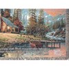 Manual Woodworks and Weavers Woven Throw Blanket – A Peaceful Retreat Inspirational Verse Design, 60 x 50 - 3 of 3