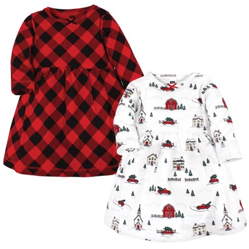 Hudson Baby Infant And Toddler Girl Cotton Dresses Christmas