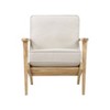 NicBex Accent Chair Velvet Upholstered Living Room Chair Comfy Chair Lounge Chair Armchair for Reading Room, Bedroom - 2 of 4