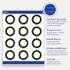 Avery Round Business Cards, Black with Gold Pattern, 2" Diameter - 3 of 4