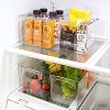 Sorbus Small Clear Storage Bins with Handles  - for Kitchen, Cabinet Organizer, Pantry & Refrigerator - 4 of 4