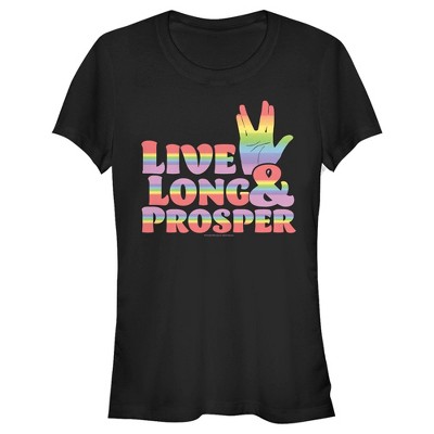 Juniors Womens Star Trek: The Original Series Live Long And Prosper ...