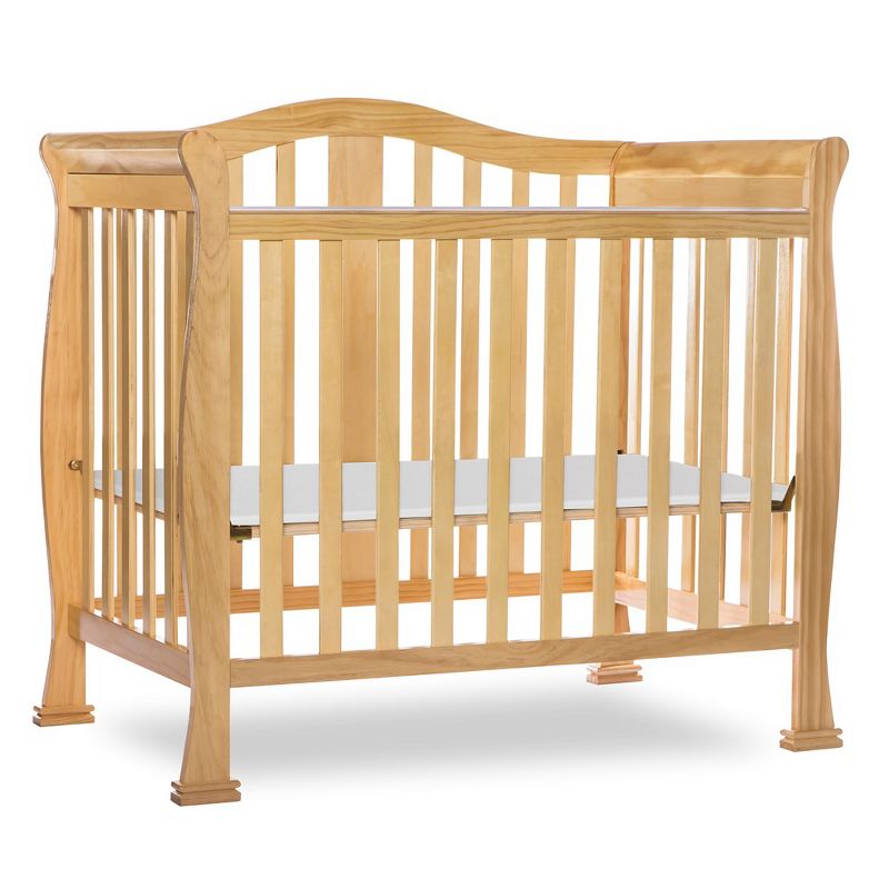 Dream On Me JPMA Certified Naples 4-in-1 Convertible Mini Crib in Natural, 1 of 11