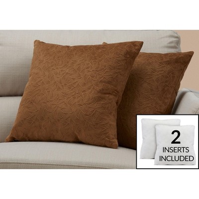 Kumasinova 1PC/2PCS 18" Square Throw Pillows with Insert,Hypoallergenic Decorative Pillows,Bed Pillows and Couch Pillows for Modern Home Decor