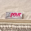 Borton Contemporary Pouf: Knitted Design, Indoor Use, No Assembly - Christopher Knight Home - 4 of 4