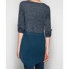 Women's Chiffon Contrast Tunic - SHE + SKY S - 2 of 4