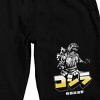 Godzilla Kanji Adult Black Sleep Pajama Shorts - 2 of 4