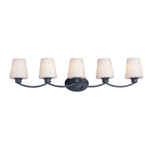 Maxim Lighting Shelter 5 - Light Vanity in  Black - 1 of 1