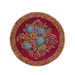 C&F Home 3'0" x 3'0" Hydrangea Bouquet Indoor Rug - 1 of 1