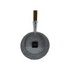 GlasFlength Wall Clocks Farmhouse Decor Mixed Material Construction Elegant Simple Design for Trendy Interiors, Gray, 10.6"*3"*18.1" - 4 of 4