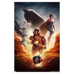 Trends International DC Comics Movie The Flash - Trio One Sheet Framed Wall Poster Prints - 1 of 4