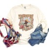 Simply Sage Market Women's Yellowstone Cowboy Club Long Sleeve Garment Dyed Tee - 3 of 3