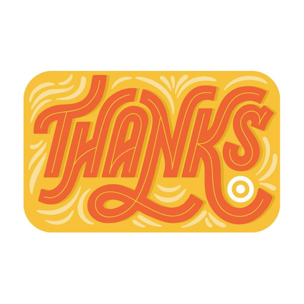 Thanks Lettering Target GiftCard