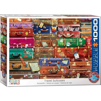 Eurographics Inc. Travel Suitcases 1000 Piece Jigsaw Puzzle