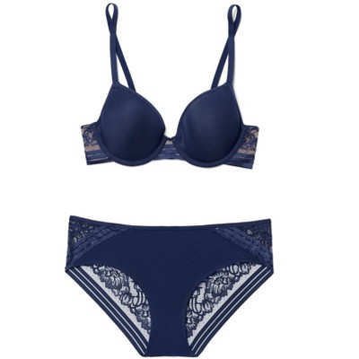 Adore Me Women's Amellia Full Coverage Bra 46dd / Medieval Blue. : Target