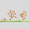 Slickblue Monkey and Hot Balloon Vinyl Wall Stickers - Fun and Whimsical Wall Art for Bedrooms and Playrooms - 3 of 3