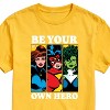 Men's - Marvel - Be Your Own Hero Short Sleeve Graphic T-Shirt - 2 of 4