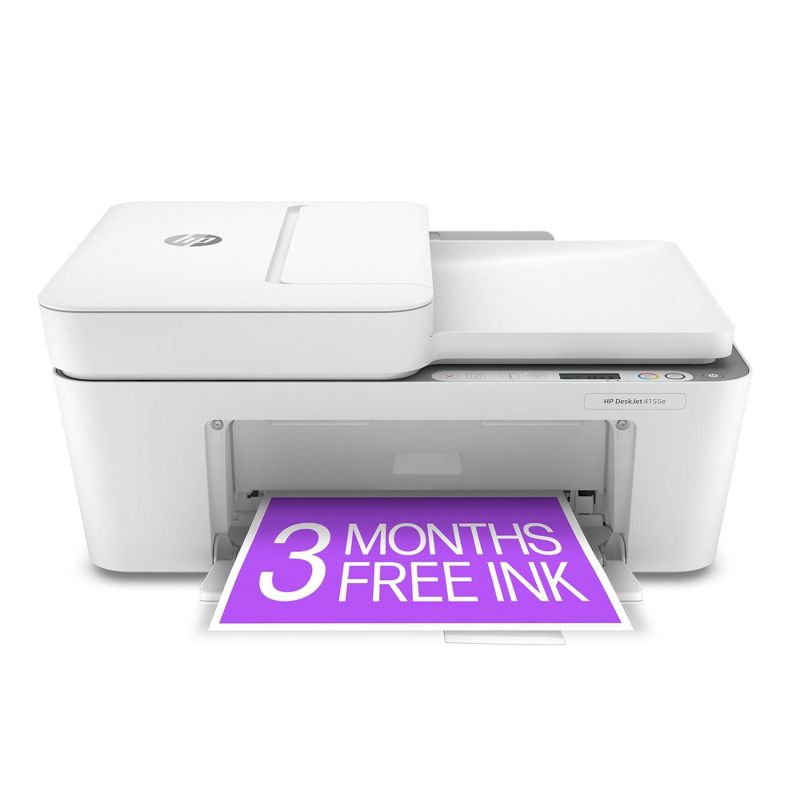 HP DeskJet 4155e Wireless All-In-One Color Printer, Scanner, Copier with Instant Ink and HP+ (26Q90A), 3 of 16