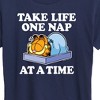 Women's - Garfield - Take Life One Nap Short Sleeve Graphic T-Shirt - 2 of 4