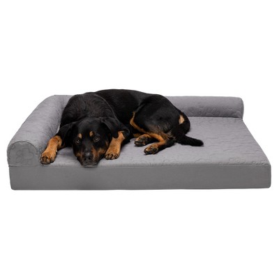 FurHaven Paw-Quilted Orthopedic Deluxe L-Chaise Dog Bed