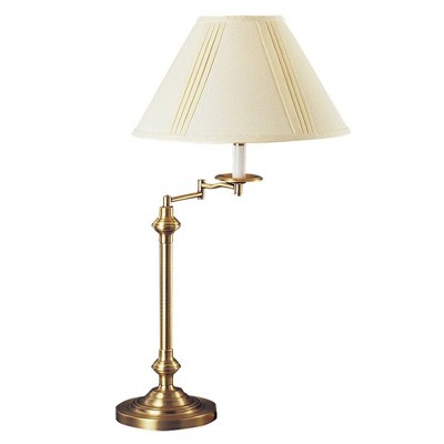 Cal Lighting 150W 3 Way Swing Arm Table Lamp