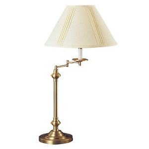 Cal Lighting 150W 3 Way Swing Arm Table Lamp - 1 of 2