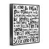 Stupell Industries Virtues Black and White Typography Framed Giclee Art - 2 of 4