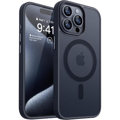 Entronix [Magnetic] Case Compatible with iPhone 15 Pro Max - Translucent Frosted Matte