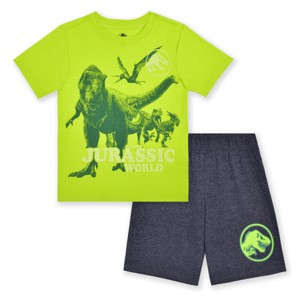 Jurassic Park Universal Boys 2 Piece Shirt and Shorts Set for Toddlers - 1 of 4