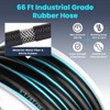 Mojgar Retractable Fuel Hose Reel, 3/4 in × 66 ft Rubber Hose Heavy Duty Steel Auto Rewind - 3 of 4