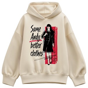 Women's The Devil Wears Prada Fashion Sketch Andy Oversized Fleece