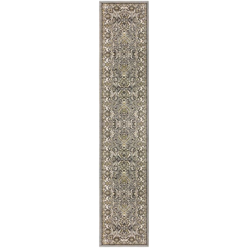 Traditional Floral Scroll Indoor Area Rug or Runner by Blue Nile Mills, 1 of 4