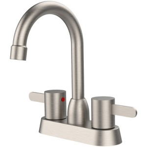 Two-Handle Centerset Faucet for RV Bathroom Sink, Designed for 3-Hole Installation - 1 of 4