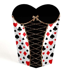 Big Dot of Happiness Las Vegas - Casino Party Favors - Gift Heart Shaped Favor Boxes for Women - Set of 12 - 1 of 4