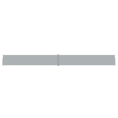vidaXL Patio Retractable Side Awning 55.1 in.x472.4 in. Anthracite