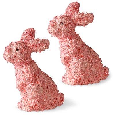 11" Pink Bunny Pair - National Tree Company