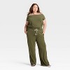 Women's Short Sleeve Off the Shoulder Suede Top - Universal Thread™ - 3 of 3