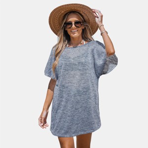 Women's Back Cutout Dolman Sleeve Cover-Up Dress - Cupshe - 1 of 4